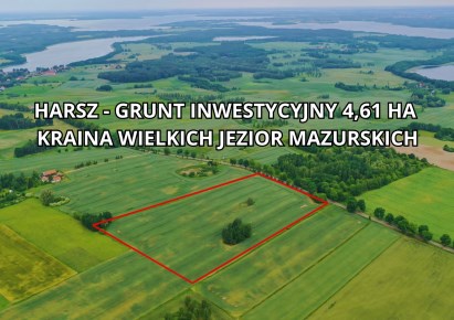 działka na sprzedaż - Pozezdrze, Harsz