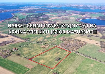 działka na sprzedaż - Pozezdrze, Harsz